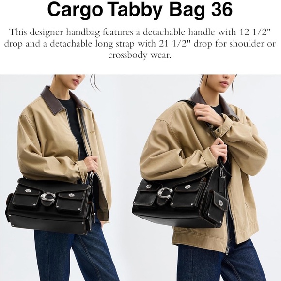 Coach Cargo Tabby 36 Bag - Picture 11 of 14